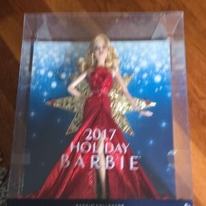 Barbie Holiday Decor Red and Gold Elegance